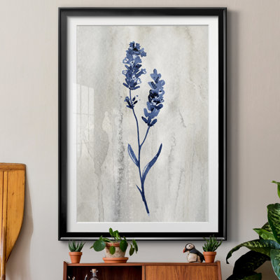 Indigo Botanical II par J Paul - reproduction de cadre photo