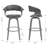 Lysha Swivel Upholstered Counter Stool-426367070