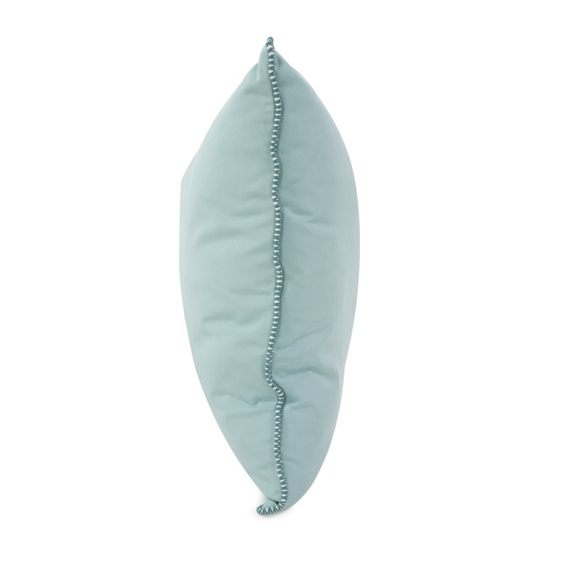 Delijah Square Indoor/Outdoor Pillow Cover & Insert, Seascape Sand, 24" x 24"