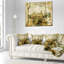 Vintage Paris - Coussin imprimé abstrait-30061773-30061769