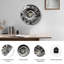 Horloge murale spirale 24 po