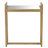 Rex Mirrored Glass Top End Table