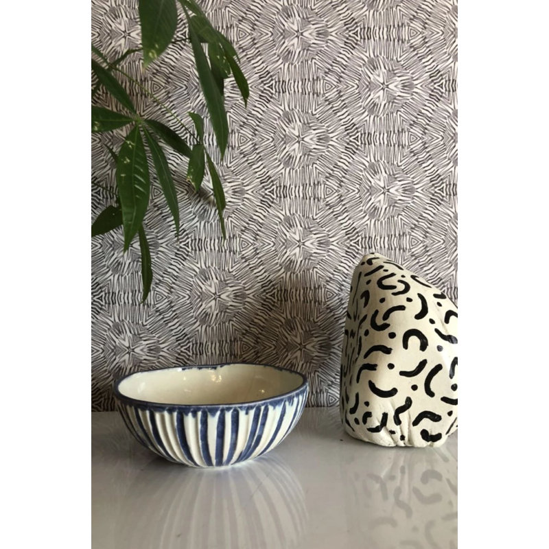 Abra Hex A 10' L x 24" W Wallpaper Roll, Non-pasted