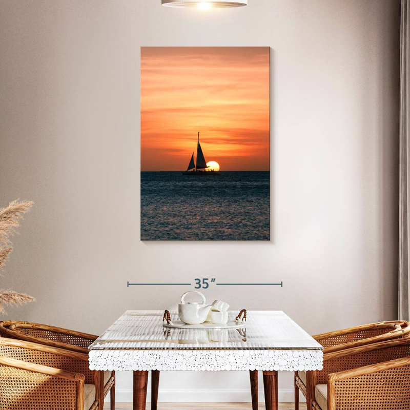 Mehar Palm Beach Aruba Sailboat, 45" H x 30" W