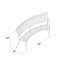Banc de jardin en aluminium Vanscoy-110141753
