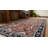 Rustic Oriental Red Hand Knotted Red / Navy Traditional Classic Wool Area Rug-537861515