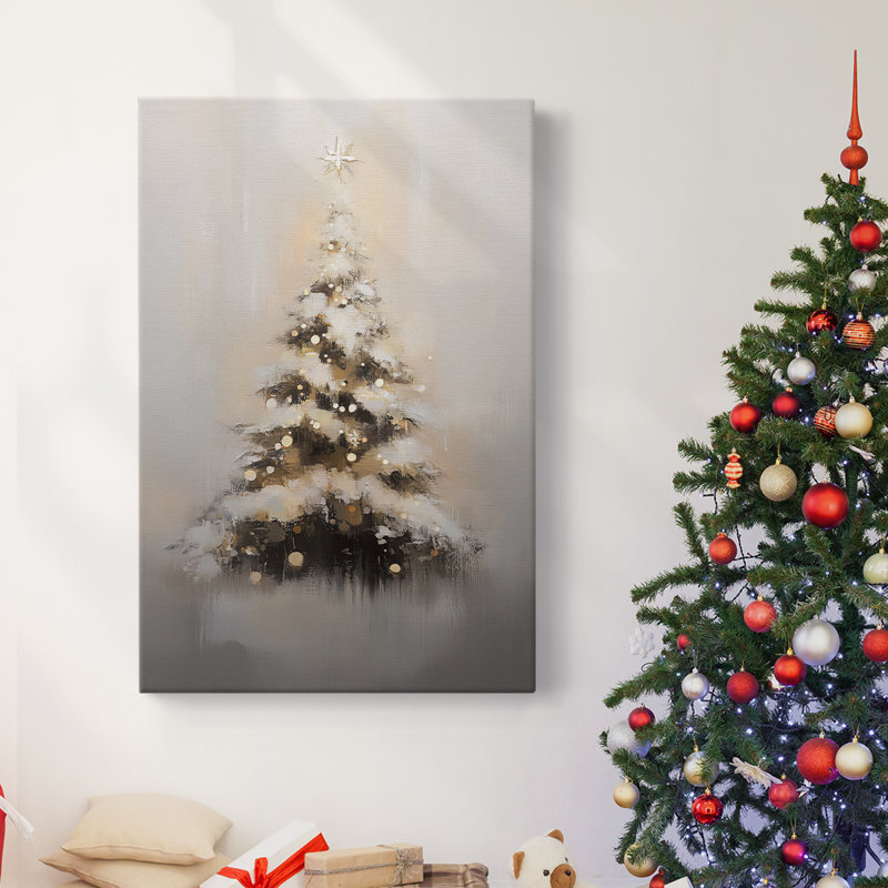 Art des Fêtes de Noël - Toile tendue avec châssis - Série 2-CXVII, H 24 po x l 16 po