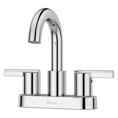 Brislin 2-Handle 4" Centerset Bathroom Faucet in Polished Chrome