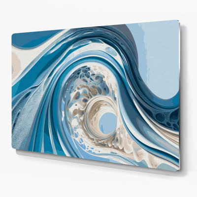 Art mural gris Biomorphic Abstraction 63