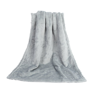 Coral Fleece Blankets Plush Solid Color Blankets Universal Thick Blankets for Sofa Couch