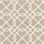 Tapis blanc / brun clair en laine crocheté à la main Hollander-21274181