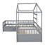 Lit plateforme House avec trois tiroirs de rangement-1630268003