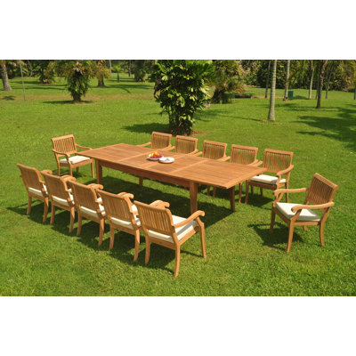 Atnas Outdoor 5 - Piece Teak Dining Set