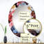 Penstarre - Miroir mural floral ovale-530741077
