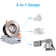 3 Inch LED Gimbal Recessed Light with J-Box, 5CCT 10-100% Dimmable, 35W Eqv.