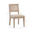 Ensemble de 2 chaises sans accoudoirs