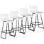 Cleek Swivel Counter Stool with Metal Frame-603425809-602954214