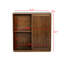 Armoire de rangement avec 2 portes coulissantes