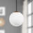 Ruffner 1 - Light White Single Pendant