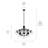 Steel Dimmable Globe Chandelier-1264815436-1264815429-1264815428