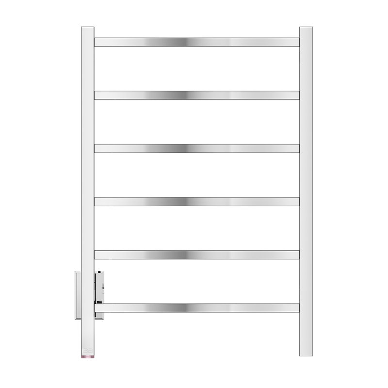 Cubic 4 Wall Mounted Towel Rack, Polished Stainless Steel