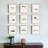 'Atmospheric' - 9 Piece Picture Frame Painting Print Set