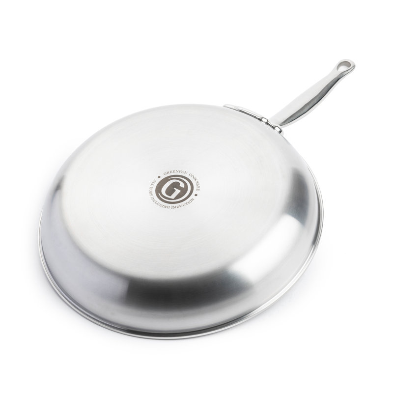 GreenPan Premiere PFAS Free Non Stick Frypan, 12cm H x 45cm L