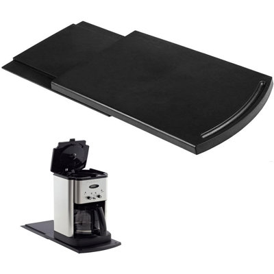 Sliding Tray Sliding Tray Mat for Coffee Maker,Kitchen Appliance Moving Caddy,Countertop Stoage,1 Set