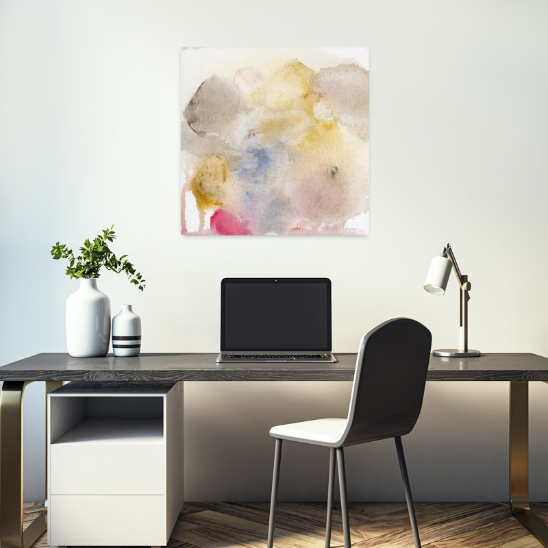 Bloom, art abstrait n ° 11, H 18 po x l 18 po