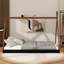 Lit de sol simple de style tente avec structure triangulaire-29607395