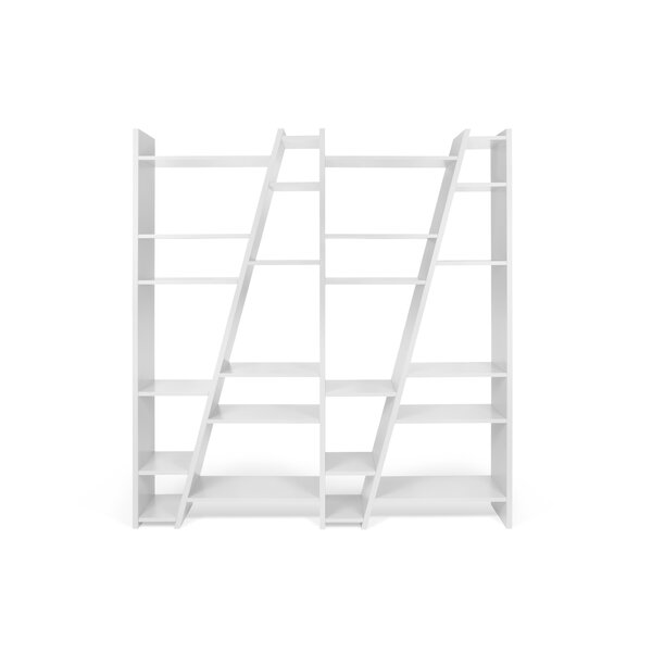 Ebern Designs Abba 195cm H Geometric Bookcase & Reviews | Wayfair.co.uk