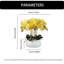 Fleur d'orchidée artificielle avec vase-1301977550