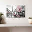 «Pink Paris», reproduction sur toile-1467637098