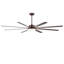 Ventilateur de plafond industriel de 88 pouces avec moteur PM CC et lumière-61444618