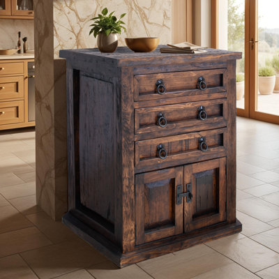 Table de chevet en bois récupéré Prarie Dawn
