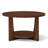 31.5'' Solid Wood Legs Round Coffee Table with 2-Tier Storage-398877890