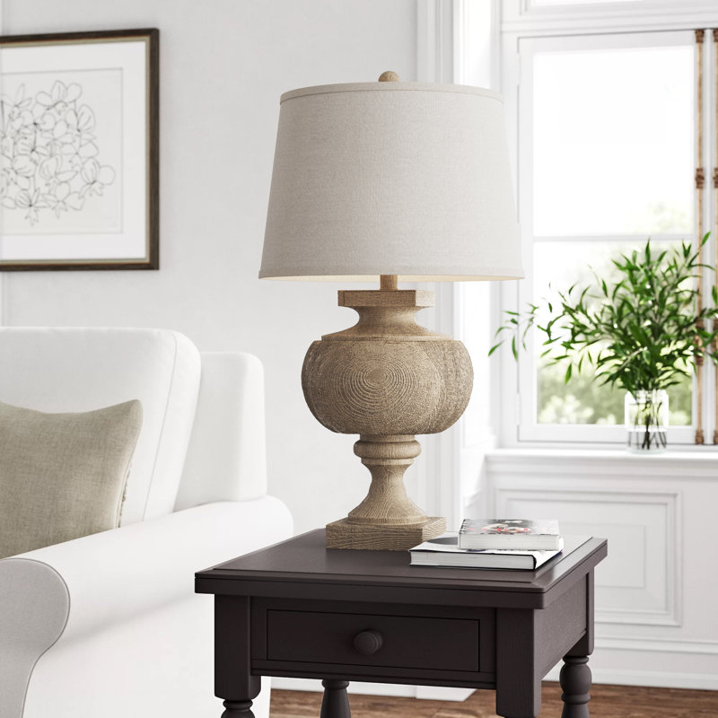 Lampe de table brune 31 po Manlius
