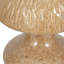 Ensemble d'accessoires de décoration en grès de style champignon en grès pour salon de chambre à coucher de 3 - 14 po, 11 po, 8 po - brun clair