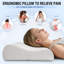 Rayon de mousse à mémoire de forme coussin rafraîchissant hypoallergénique de massage cervical lavable-1409638001