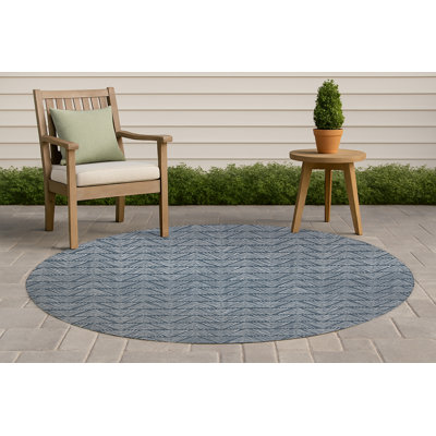 Tapis d'extérieur à rayures antidérapantes Chev