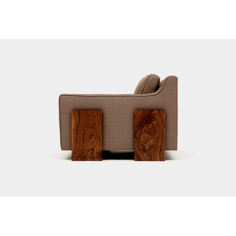 Tufted Armchair, Earth Velvet