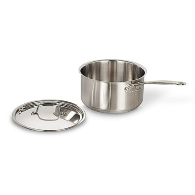 Cuisinart 3.5 Qt (3.3 L) Stainless Steel Saucepan with Cover