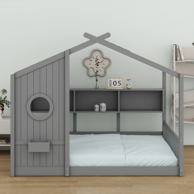 Lit double pleine grandeur, Gris
