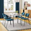 Kenyia Extendable Metal Base Dining Table-1169774271