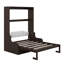 Grand lit escamotable mural avec coussin-114359503