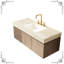 Wall Mounted With Stone Top-643919725