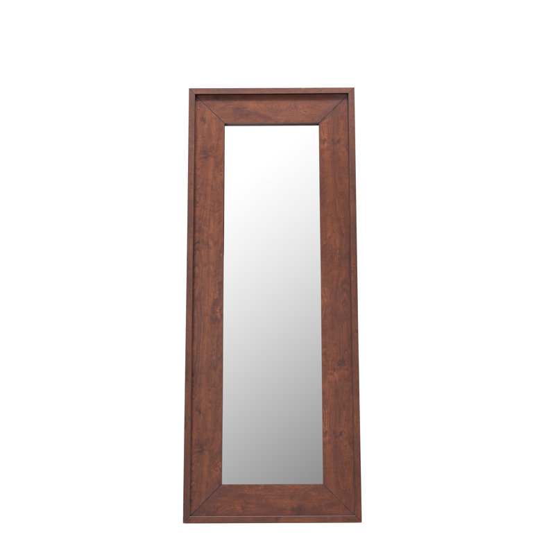 Erwann Wood Flat Floor Mirror