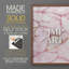 «Rose Marble I», reproduction encadrée de qualité supérieure - prête à être accrochée - aucun clou requis - aucun clou requis-1790749564-1790749561