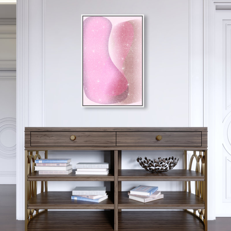 Dancing Lovers Print by Oliver Gal, 46"H x 31"W, White Floater Frame