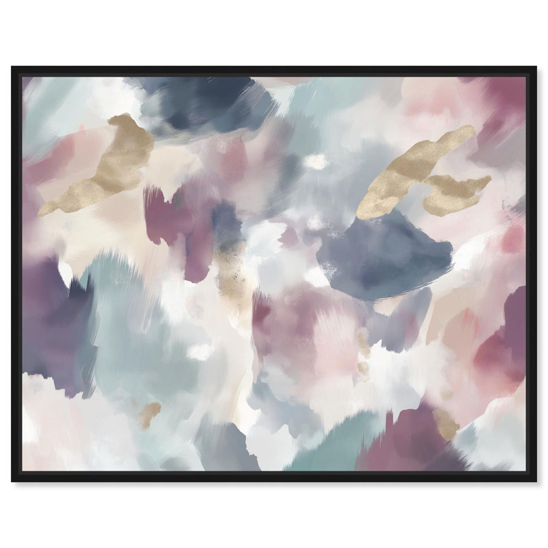 Golden Reflections I, reproduction d'art sur toile par Art Remedy, H 37 po x l 31 po, Structure noire
